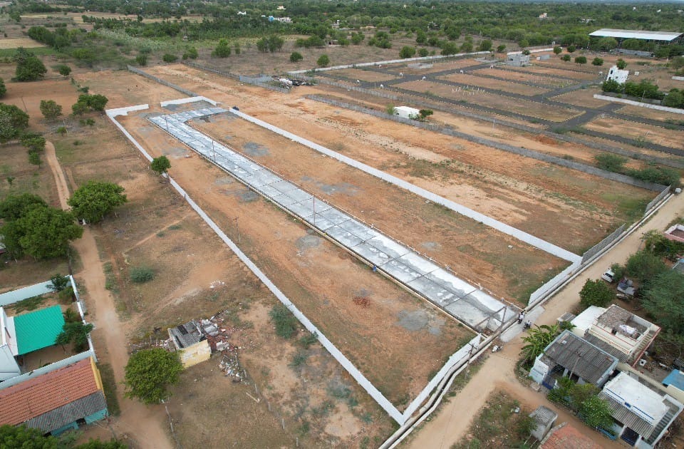 Velu Garden aerial drone view of the layout