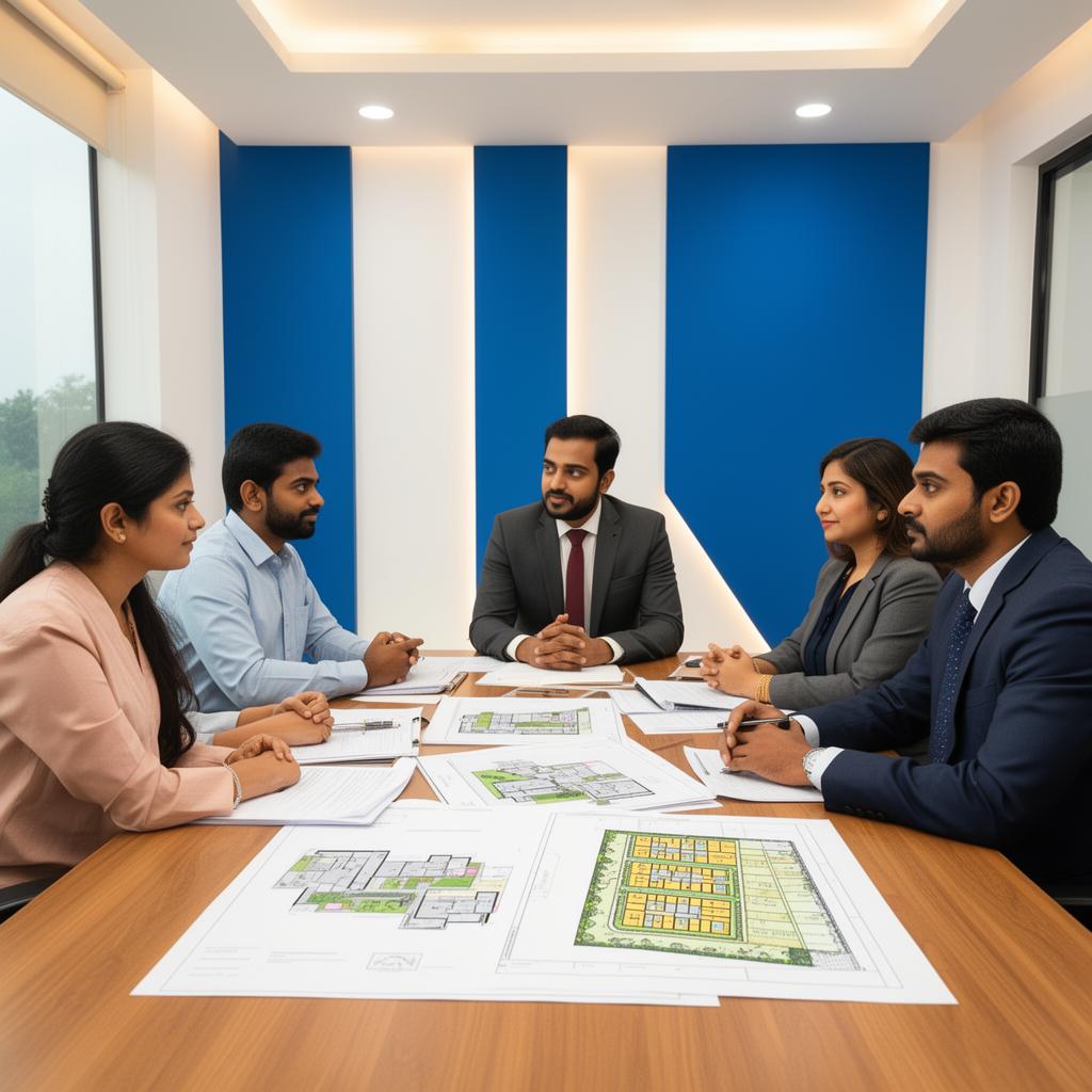 Saamy Promoters team meeting with clients
